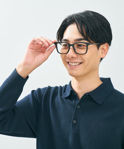 UNITED ARROWS（ユナイテッドアローズ）の「Zoff｜UNITED ARROWS｜ウェリントン型 メガネ [Stylish] 伊達メガネ 度付き[レンズ交換券付き]ユニセックス  ユナイテッドアローズ（メガネ・メンズ・ブラック/グレー/ブラウン系その他5・FREE）」の10枚目の写真