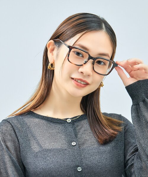 UNITED ARROWS（ユナイテッドアローズ）の「Zoff｜UNITED ARROWS｜ウェリントン型 メガネ [Stylish] 伊達メガネ 度付き[レンズ交換券付き]ユニセックス  ユナイテッドアローズ（メガネ・メンズ・ブラック/グレー/ブラウン系その他5・FREE）」の18枚目の写真