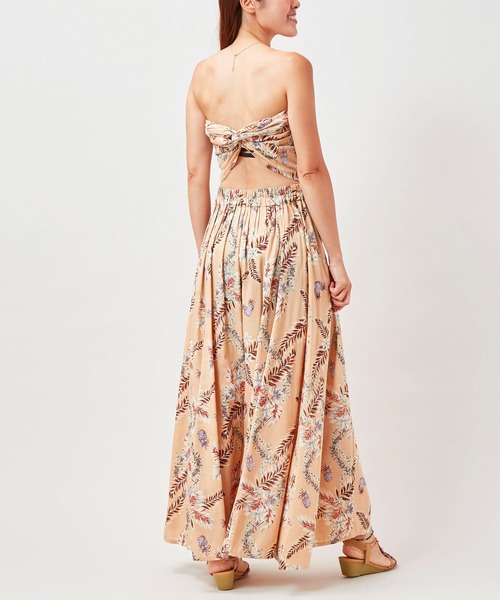 Kahiko(カヒコ)の「【Kahiko】ニニウサッシュスカート(スカート・レディース・グリーン/ベージュ・FREE)」の6枚目の写真