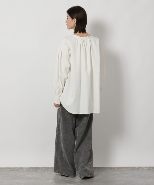 LAKOLE(ラコレ)の「レースアップブラウス / 588565(シャツ/ブラウス・レディース・オフホワイト/ネイビー/ブラウン/ベージュ系その他・FREE)」の7枚目の写真