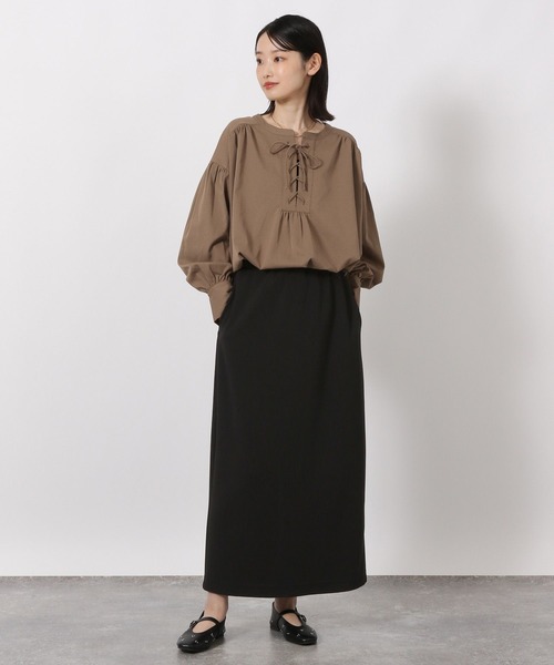 LAKOLE(ラコレ)の「レースアップブラウス / 588565(シャツ/ブラウス・レディース・オフホワイト/ネイビー/ブラウン/ベージュ系その他・FREE)」の11枚目の写真