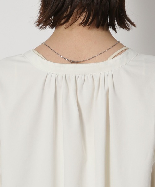 LAKOLE(ラコレ)の「レースアップブラウス / 588565(シャツ/ブラウス・レディース・オフホワイト/ネイビー/ブラウン/ベージュ系その他・FREE)」の17枚目の写真