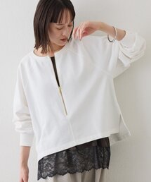 RIVE DROITE | 予約【新色追加/抜け感◎】ハーフZIPスウェット(スウェット)