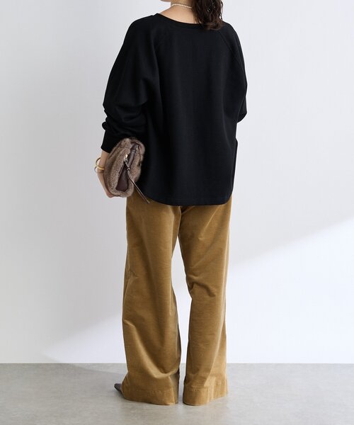 予約【新色追加/抜け感◎】ハーフZIPスウェット（スウェット