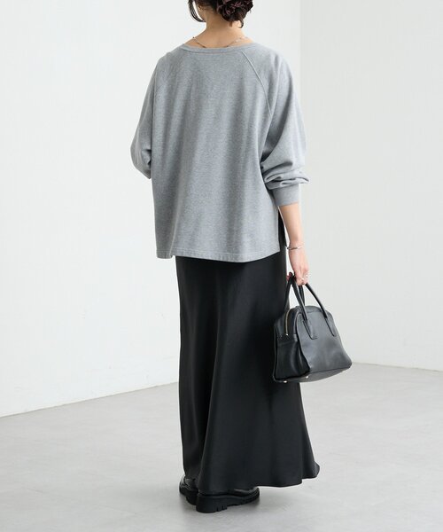 【試着のみ】RIVE DROITE リブドロワ ハーフZIP スウェット 予約【新色追加/抜け感◎】ハーフZIPスウェット（スウェット