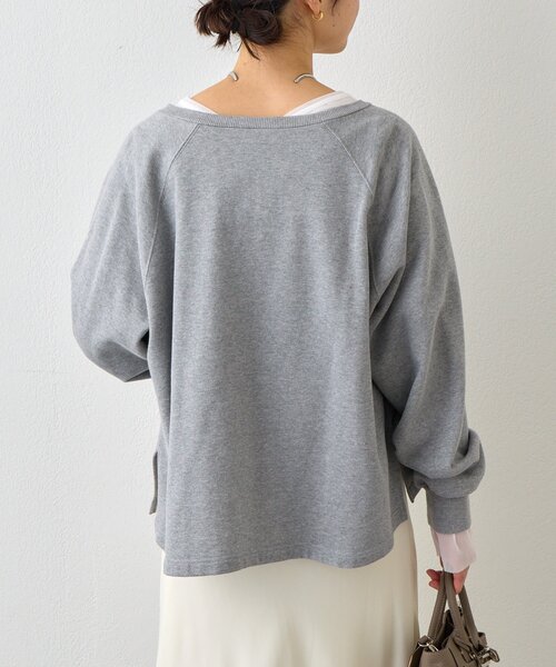 予約【新色追加/抜け感◎】ハーフZIPスウェット（スウェット）｜RIVE