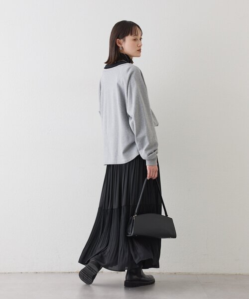 予約【新色追加/抜け感◎】ハーフZIPスウェット（スウェット）｜RIVE