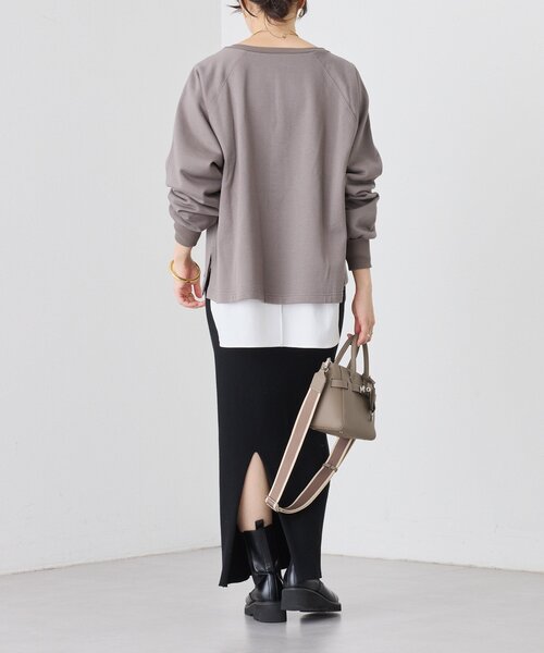 予約【新色追加/抜け感◎】ハーフZIPスウェット（スウェット）｜RIVE