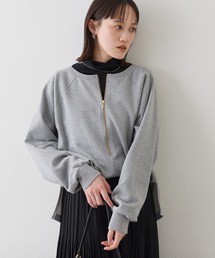 RIVE DROITE | 予約【新色追加/抜け感◎】ハーフZIPスウェット(スウェット)