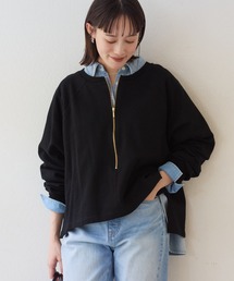 RIVE DROITE | 【新色追加/抜け感◎】ハーフZIPスウェット(スウェット)