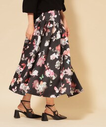 Sunauna（スーナウーナ）の「【COLLECTION LINE】花柄タックスカート（スカート・レディース）」