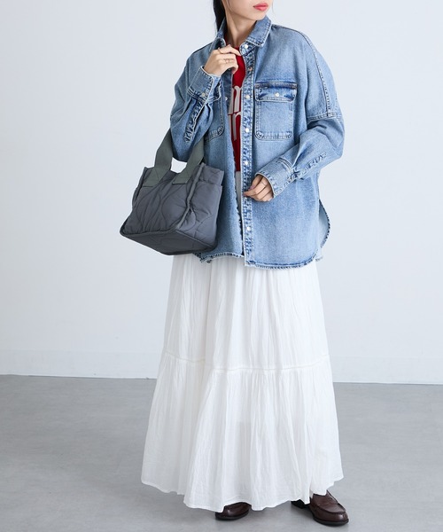 A by MAGASIN DE MODE(エーバイマガジンデモード)の「【A By MAGASIN DE MODE】キルトプチトート SNBD(トートバッグ・レディース・アイボリー/ブラック/チャコールグレー/ベージュ・FREE)」の17枚目の写真