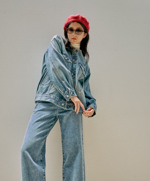 セール】軽やかGOODデニムジャケット/575194（デニムジャケット