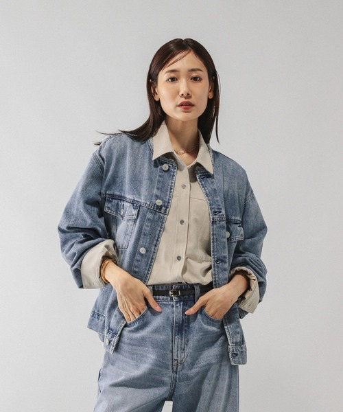 GLOBAL WORK（グローバルワーク）の「軽やかGOODデニムジャケット
