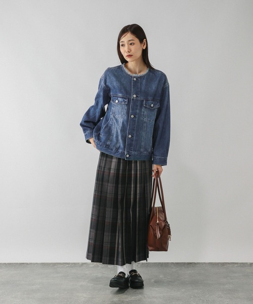 新品　タグ付　GLOBAL WORK GOODデニムやわらかジャケット　ブルー 人気ファッション - 新品 タグ付 GLOBAL WORK GOODデニム