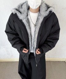 EFFECTION（エフェクション）の「【FVLMEN】stand neck fur zip jacket/スタンドネック ファー ジップ ジャケット（ブルゾン）」