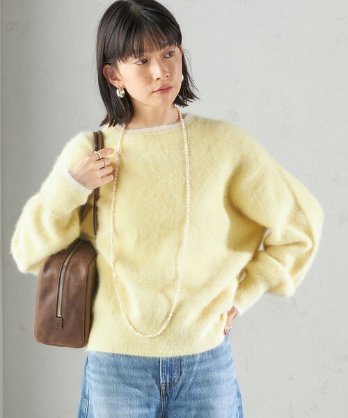 杢 フォックス カシミヤ クルーネック ニット プルオーバー（ニット