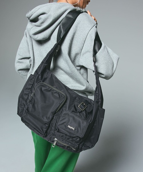 MULTI POCKET SHOULDER BAG（ショルダーバッグ）｜X-girl（エックス