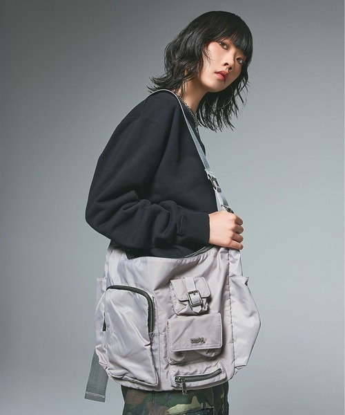 MULTI POCKET SHOULDER BAG（ショルダーバッグ）｜X-girl（エックス