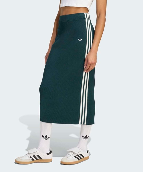 アディカラー ニット スリーストライプス スカート / アディダス