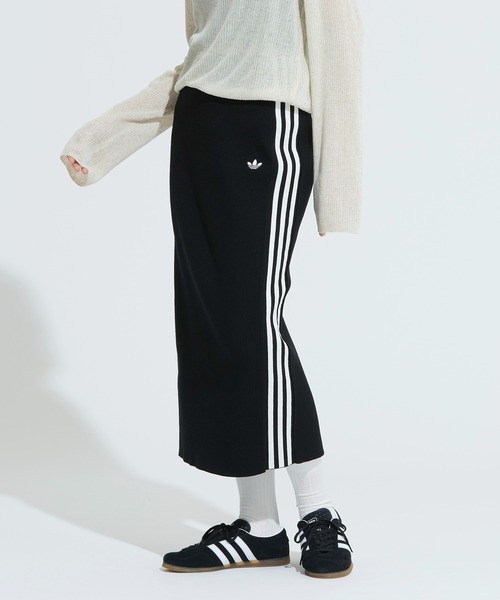 アディカラー ニット スリーストライプス スカート / アディダス