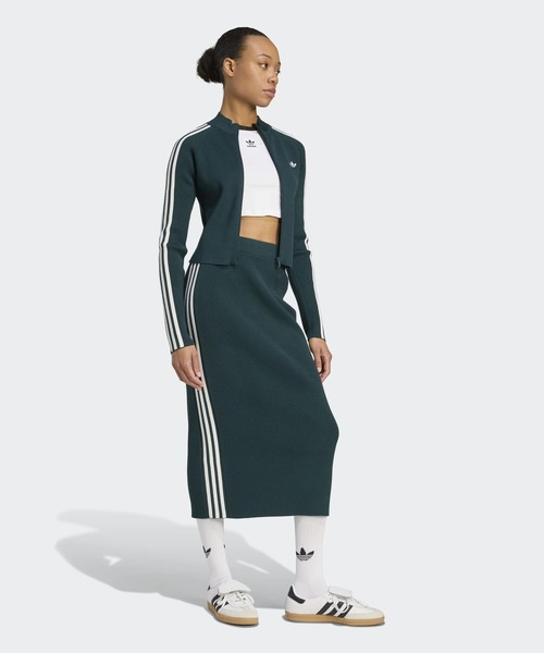 アディカラー ニット スリーストライプス スカート / アディダス