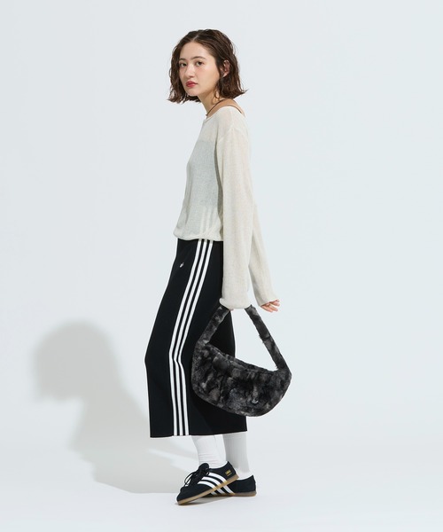 アディカラー ニット スリーストライプス スカート / アディダス