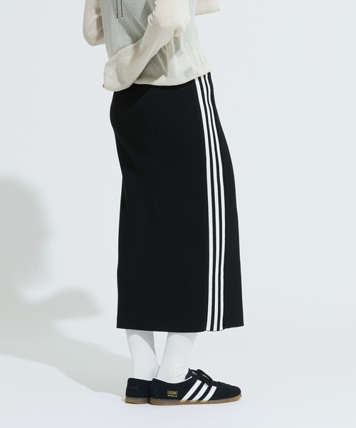 アディカラー ニット スリーストライプス スカート / アディダス