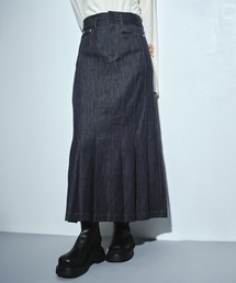 UNITED TOKYO（ユナイテッドトウキョウ）の「ウォッシャブルステッチドデニムスカート｜ウォッシャブル/細見え/春服（デニムスカート）」