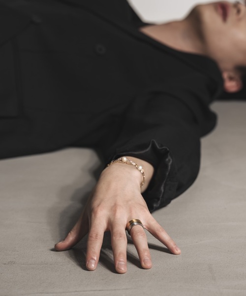 muku(ムク)の「RING/MAT SQUARE(リング・メンズ・シルバー/GOLD・15 /19)」の6枚目の写真