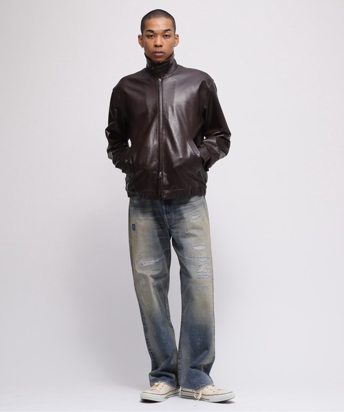 AVIREX（アヴィレックス）の「GOAT VEGE SWING TOP / ゴート ベジ スイングトップ / AVIREX / アヴィレックス（ブルゾン・メンズ・ブラウン/ブラック・XX-LARGE/X-LARGE/LARGE/MEDIUM）」の7枚目の写真