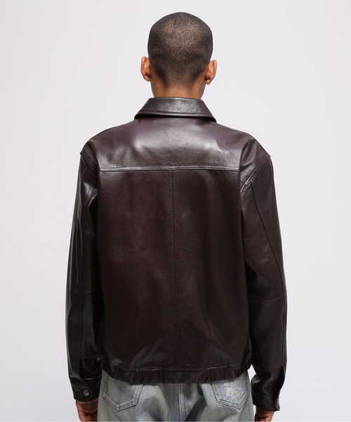 AVIREX（アヴィレックス）の「GOAT VEGE SWING TOP / ゴート ベジ スイングトップ / AVIREX / アヴィレックス（ブルゾン・メンズ・ブラウン/ブラック・XX-LARGE/X-LARGE/LARGE/MEDIUM）」の9枚目の写真