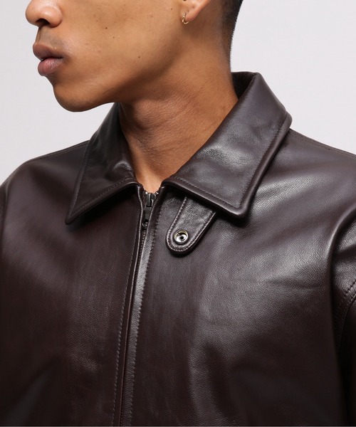 AVIREX（アヴィレックス）の「GOAT VEGE SWING TOP / ゴート ベジ スイングトップ / AVIREX / アヴィレックス（ブルゾン・メンズ・ブラウン/ブラック・XX-LARGE/X-LARGE/LARGE/MEDIUM）」の10枚目の写真