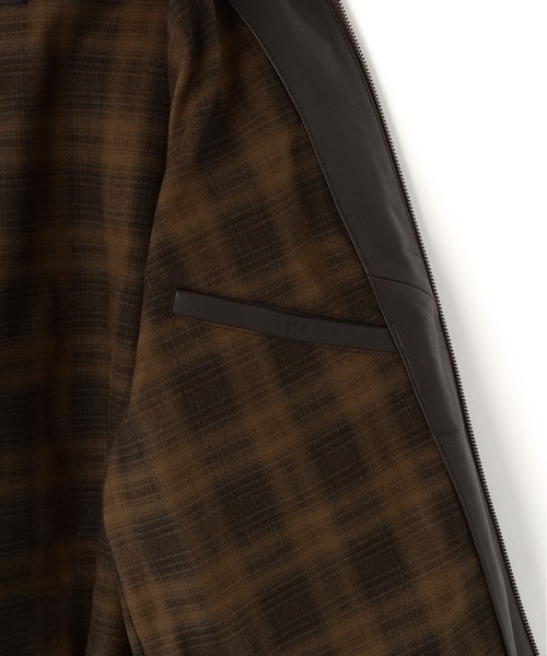 AVIREX（アヴィレックス）の「GOAT VEGE SWING TOP / ゴート ベジ スイングトップ / AVIREX / アヴィレックス（ブルゾン・メンズ・ブラウン/ブラック・XX-LARGE/X-LARGE/LARGE/MEDIUM）」の16枚目の写真