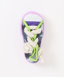 ABBEY MARKET(アビーマーケット)の【鳴き笛入り】犬用 カラフルスニーカー風 コットンロープ付きトイ(ペット用おもちゃ)
