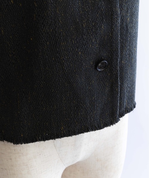 EN NEUME(エンノイム)の「Cropped Tweed Gilet(ベスト・レディース・ライトグレー/ブラック・FREE)」の18枚目の写真