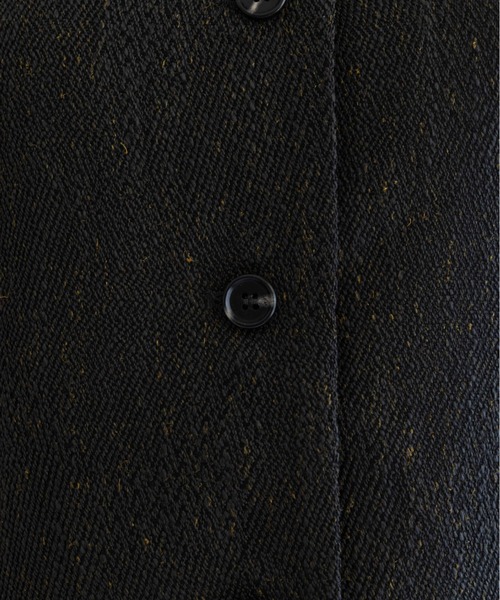 EN NEUME(エンノイム)の「Cropped Tweed Gilet(ベスト・レディース・ライトグレー/ブラック・FREE)」の19枚目の写真