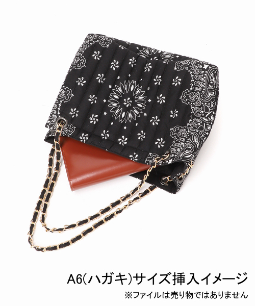 [新品]MALUS マリュス　バンダナキルティングショルダーバッグ(ブラック) フレームワーク FRAMeWORK ≪追加予約≫MALUS/マリュス バンダナ