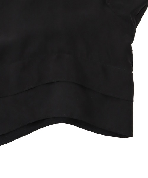 DRESSLAVE(ドレスレイブ)の「silk sand wash wave top(シルクサンドウォッシュウェーブトップ)(シャツ/ブラウス・レディース・ブラック/ベージュ・38)」の19枚目の写真