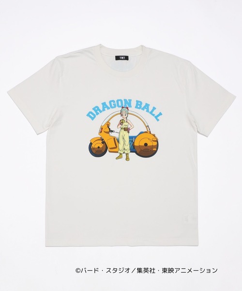 TMT（ティーエムティー）の「【TMT×ドラゴンボール】  コットンTシャツ（ブルマ②）（Tシャツ/カットソー・メンズ・ホワイト/カーキ・MEDIUM/LARGE/X-LARGE/XX-LARGE）」の2枚目の写真