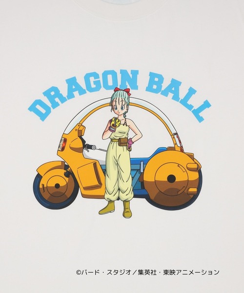 TMT（ティーエムティー）の「【TMT×ドラゴンボール】  コットンTシャツ（ブルマ②）（Tシャツ/カットソー・メンズ・ホワイト/カーキ・MEDIUM/LARGE/X-LARGE/XX-LARGE）」の3枚目の写真