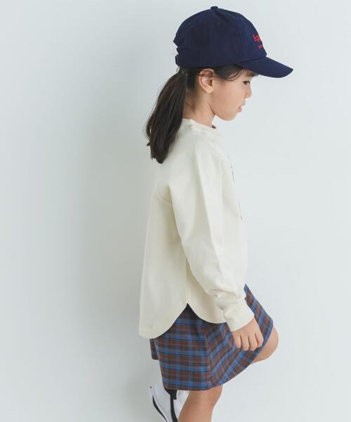 URBAN RESEARCH DOORS（アーバンリサーチドアーズ）の「『WEB/一部店舗限定サイズ』裏毛ロゴプルオーバー(KIDS)（Tシャツ/カットソー・キッズ・アイボリー/ベージュ・105/150/120/135）」の10枚目の写真