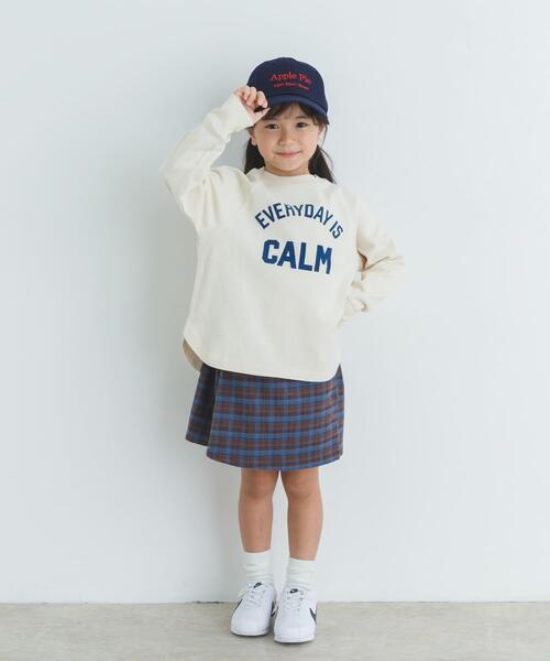 URBAN RESEARCH DOORS（アーバンリサーチドアーズ）の「『WEB/一部店舗限定サイズ』裏毛ロゴプルオーバー(KIDS)（Tシャツ/カットソー・キッズ・アイボリー/ベージュ・105/150/120/135）」の8枚目の写真