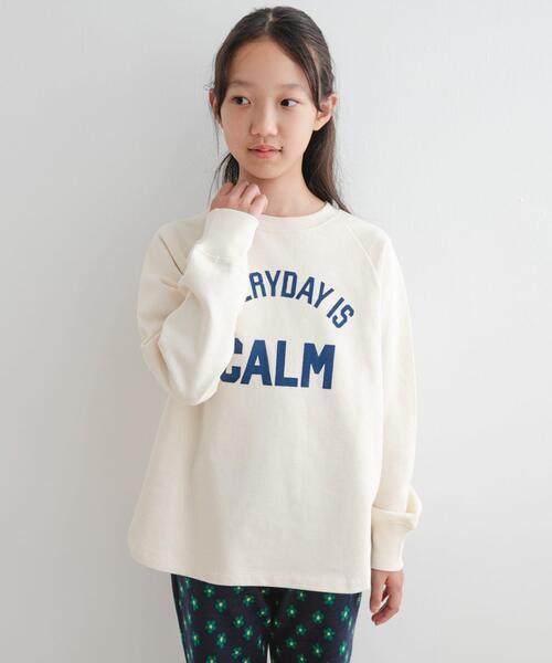 URBAN RESEARCH DOORS（アーバンリサーチドアーズ）の「『WEB/一部店舗限定サイズ』裏毛ロゴプルオーバー(KIDS)（Tシャツ/カットソー・キッズ・アイボリー/ベージュ・105/150/120/135）」の4枚目の写真