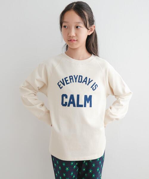 URBAN RESEARCH DOORS（アーバンリサーチドアーズ）の「『WEB/一部店舗限定サイズ』裏毛ロゴプルオーバー(KIDS)（Tシャツ/カットソー・キッズ・アイボリー/ベージュ・105/150/120/135）」の3枚目の写真