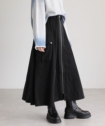 Sugar spoon | ・SUGAR SPOON ミリタリーフレアスカート(スカート)