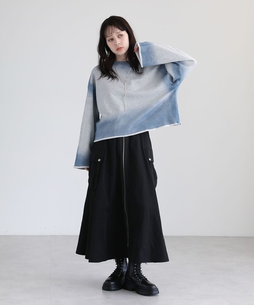 Sugar spoon（シュガースプーン）の「・SUGAR SPOON ミリタリーフレアスカート（スカート・レディース・カーキ/ブラック/ブラウン・FREE）」の4枚目の写真