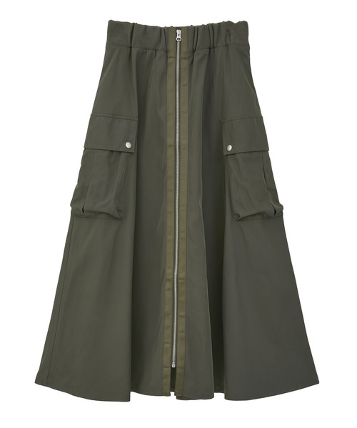 Sugar spoon（シュガースプーン）の「・SUGAR SPOON ミリタリーフレアスカート（スカート・レディース・カーキ/ブラック/ブラウン・FREE）」の18枚目の写真