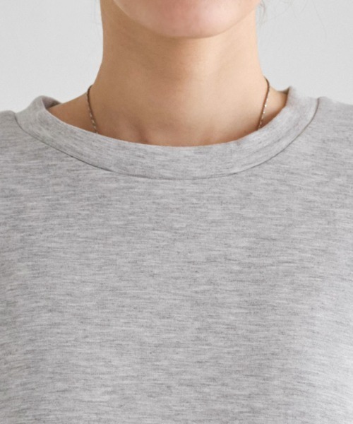 Pierrot（ピエロ）の「【刺繍入り】サイドジップダンボールスウェット（スウェット・レディース・ネイビー/杢グレー/オフホワイト・L/M）」の19枚目の写真