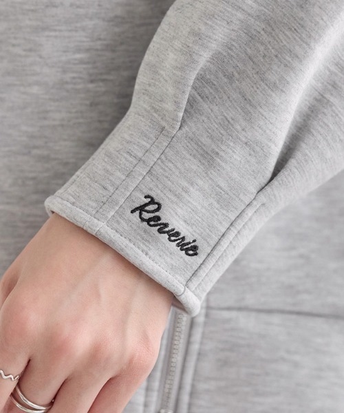 Pierrot（ピエロ）の「【刺繍入り】サイドジップダンボールスウェット（スウェット・レディース・ネイビー/杢グレー/オフホワイト・L/M）」の20枚目の写真